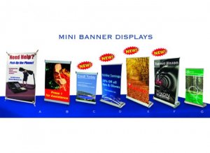 mini banner displays