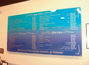 CTC menu